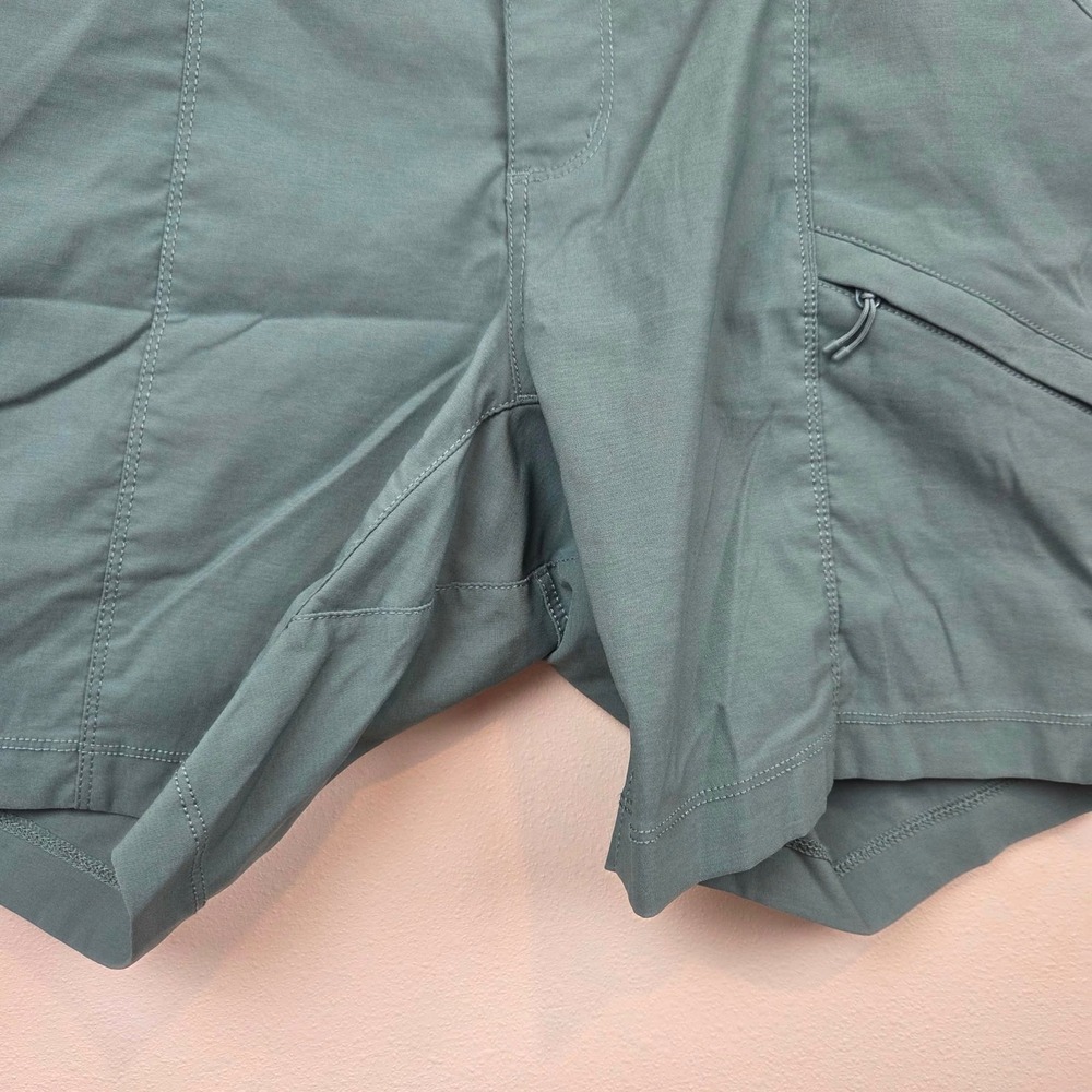 Duluth Trading Co Womens Dry on the Fly 7" Shorts Size 8 Blue Green Hiking 46707 - Picture 9 of 13